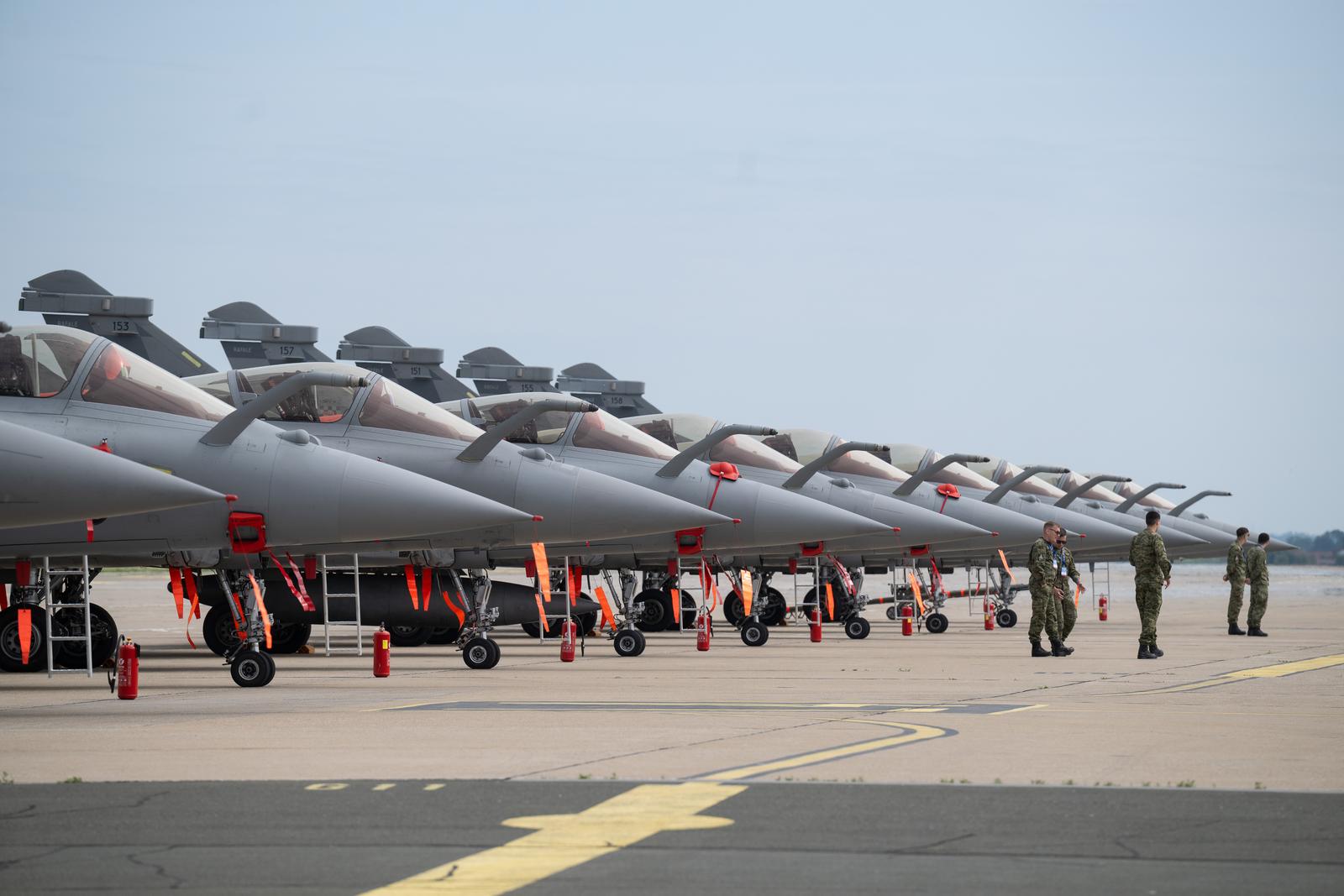 Velika Gorica: Na Zrakoplovnim danima predstavljena eskadrila od svih 12 Rafalea