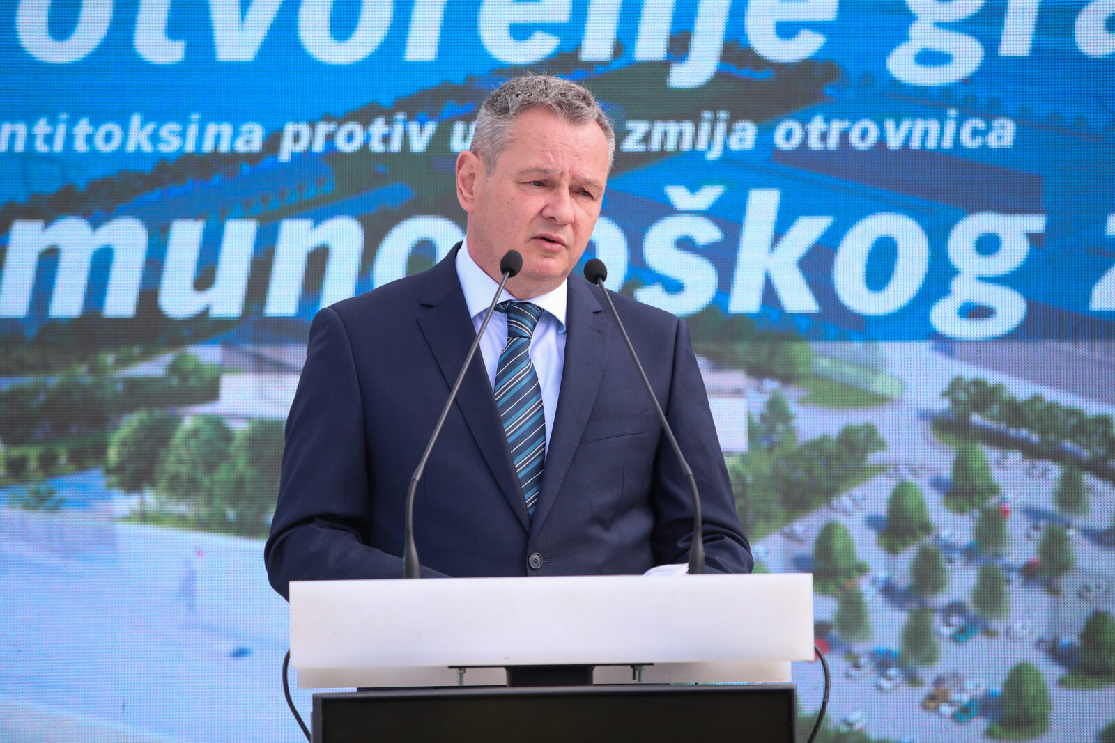 Zagreb: Premijer Plenković na svečanosti otvaranja gradilišta za izgradnju postrojenja Imunološkog zavoda