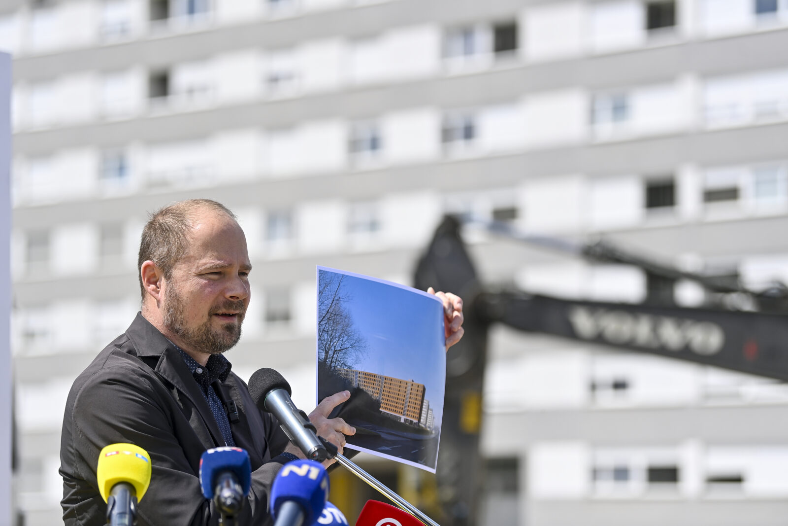 Zagreb: Početak radova na izgradnji stambeno-poslovne zgrade u Podbrežju