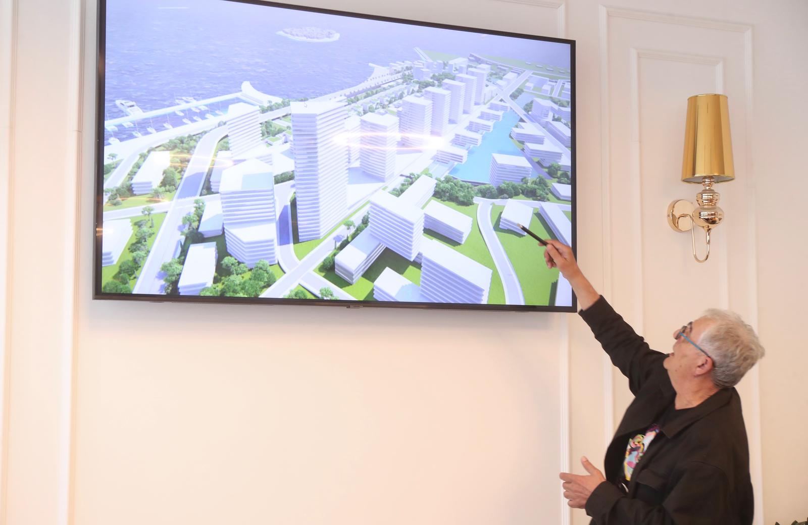 Split: Kandidat za gradonačelnika Željko Kerum i arhitekt Jurica Jelavić predstavili projekt 