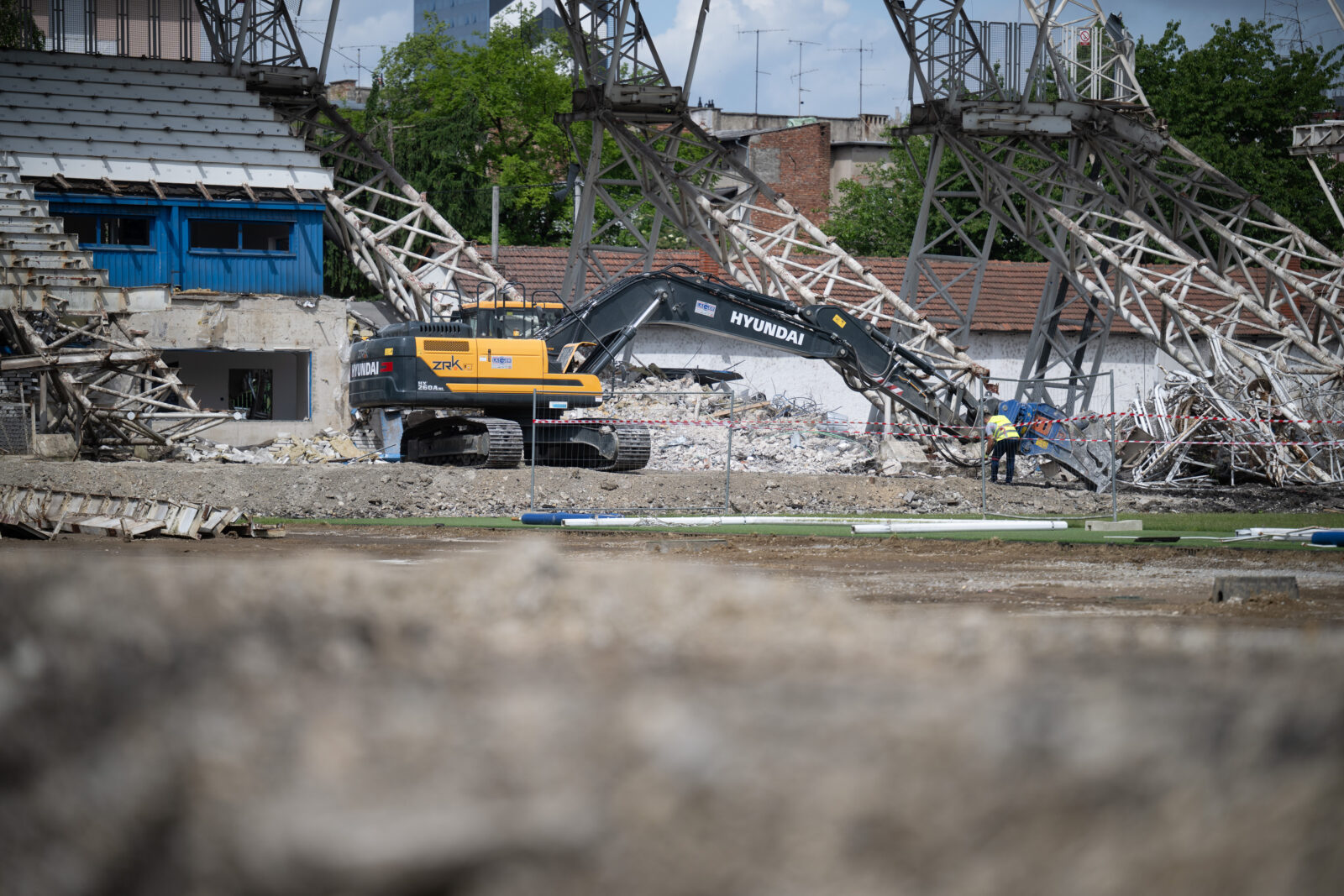 Što je ostalo od stadiona i tribine u Kranjčevićevoj