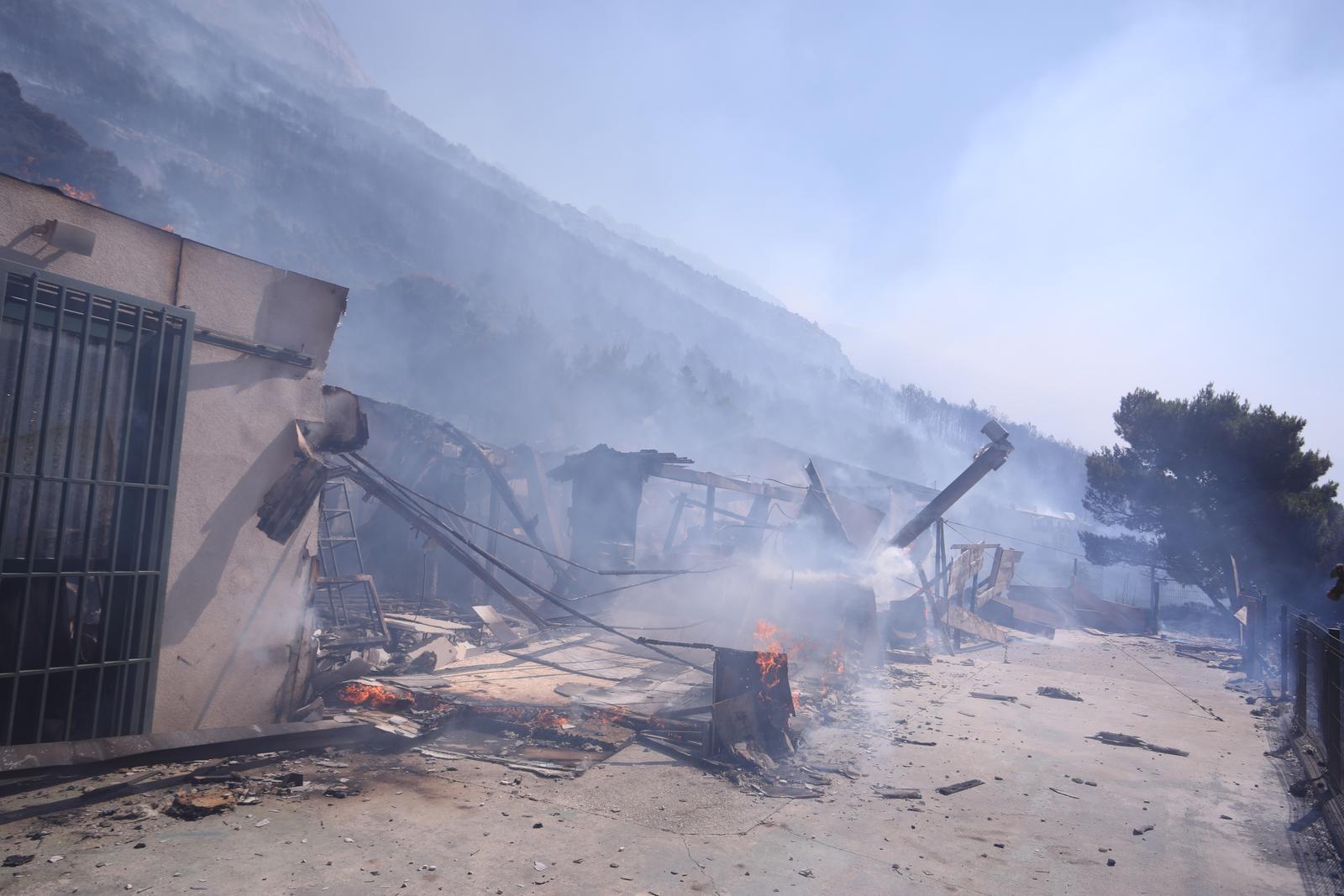 Izgorjela uljara Orgula u Marušićima