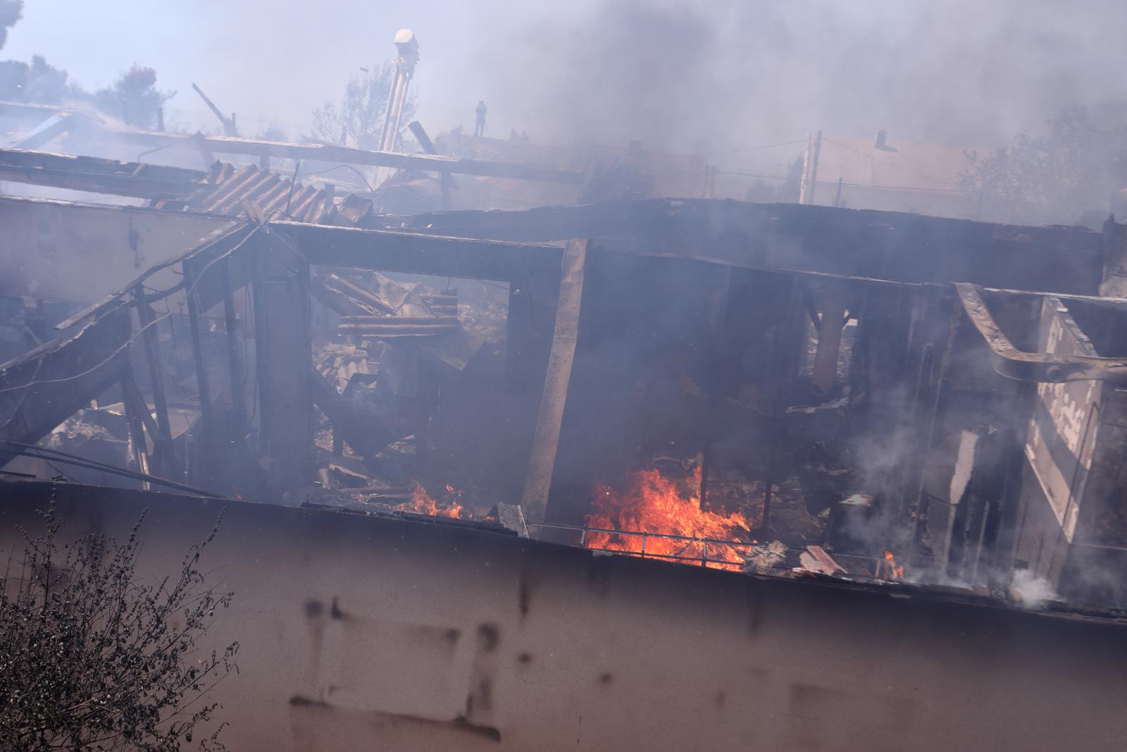 Izgorjela uljara Orgula u Marušićima