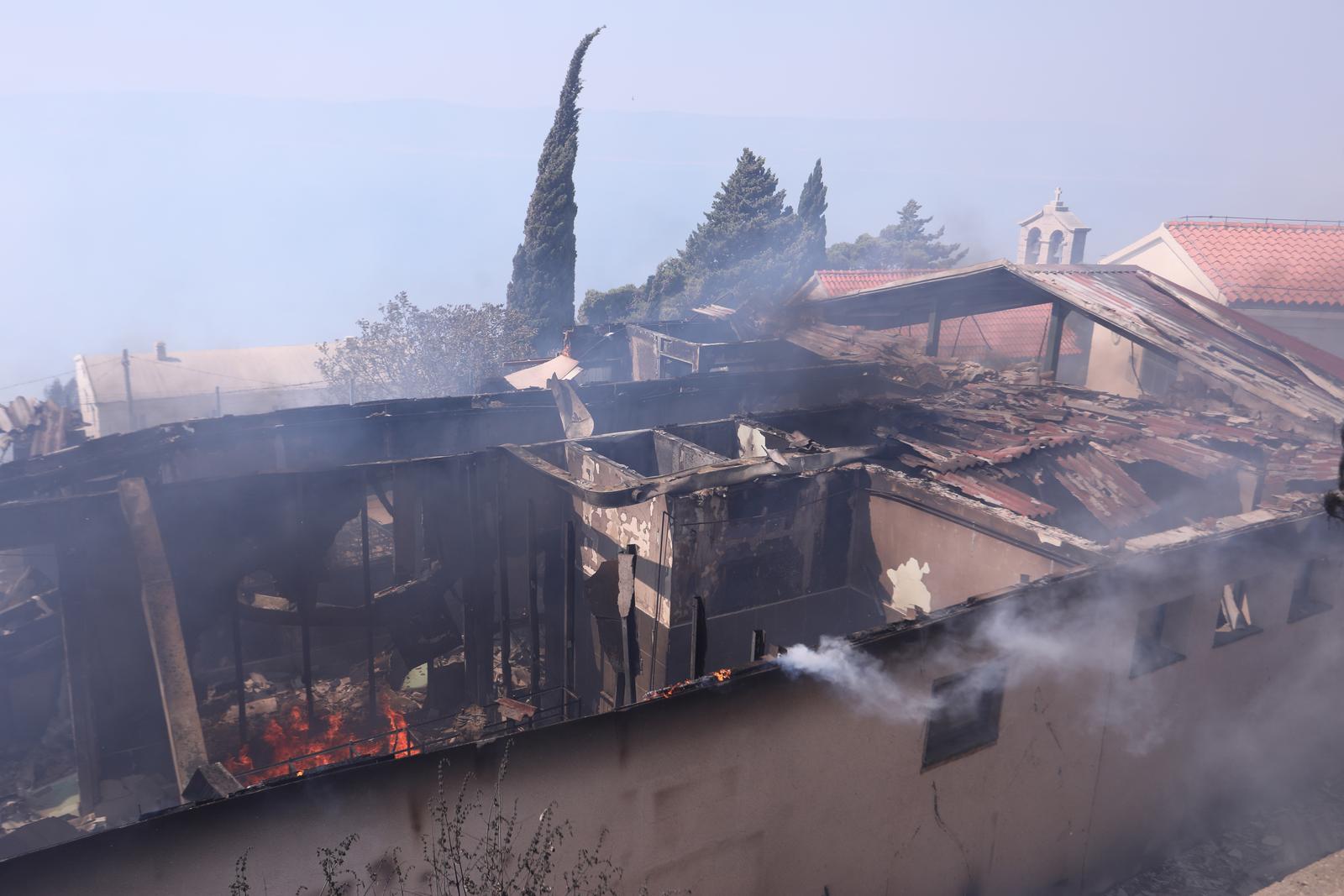 Izgorjela uljara Orgula u Marušićima
