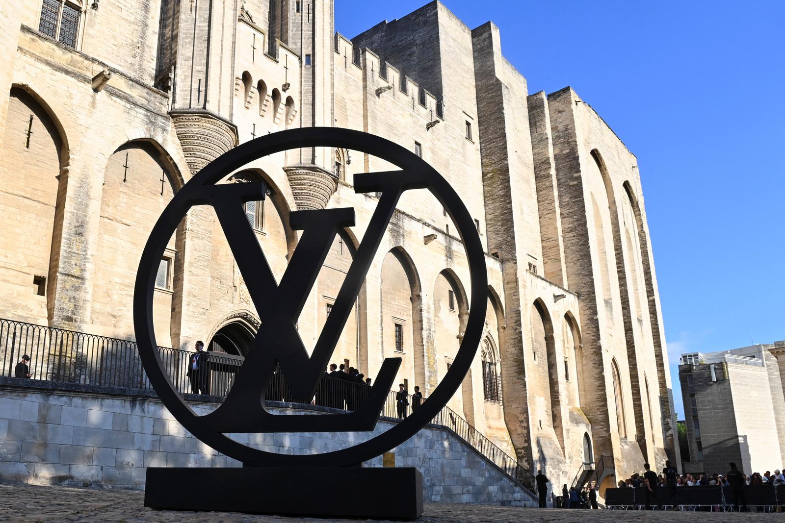 Cruise 2026 collection show for French fashion house Louis Vuitton, in Avignon