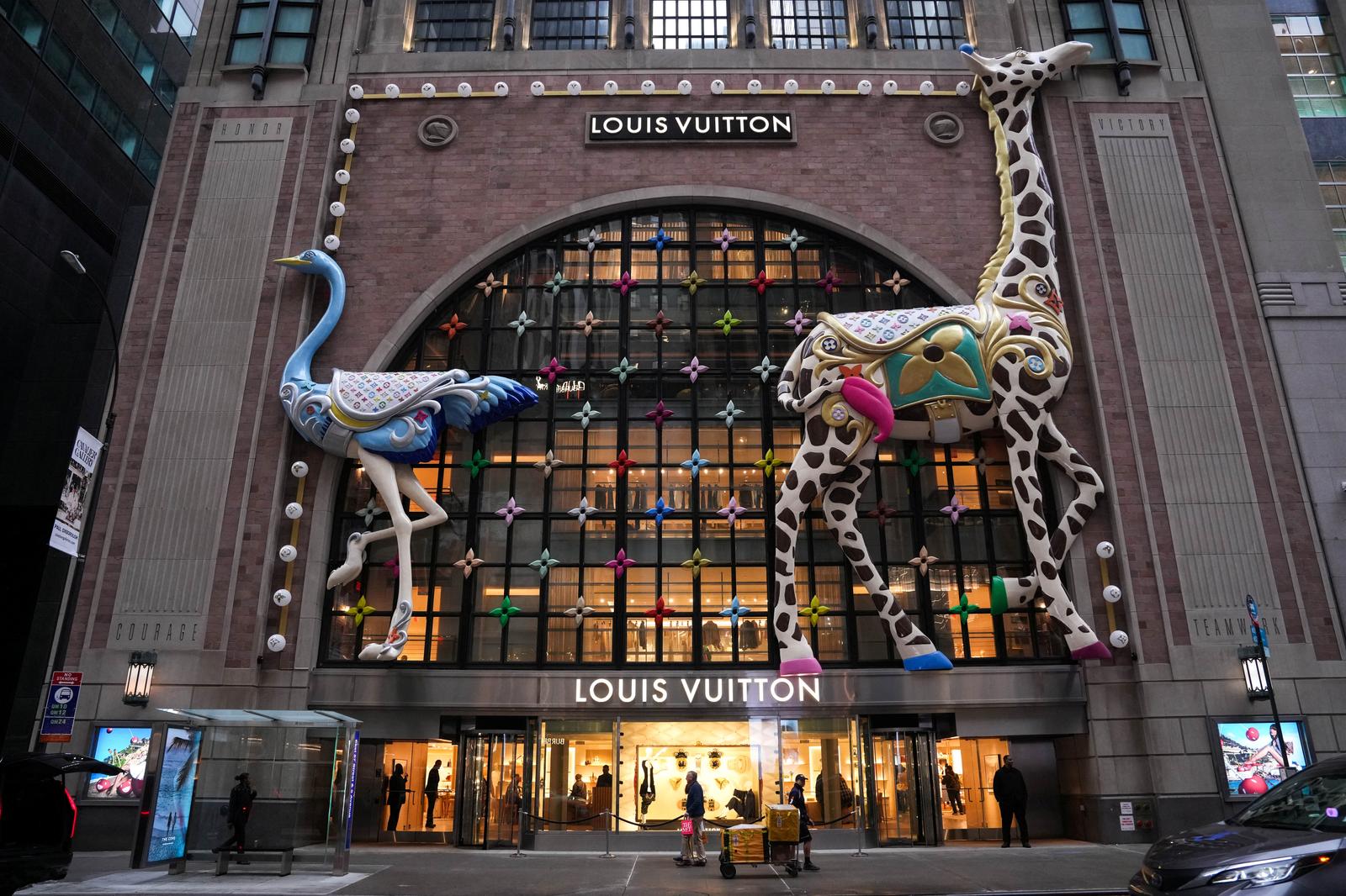 European fashion stores in New York as Trump threatens tariffs on trade with European Union