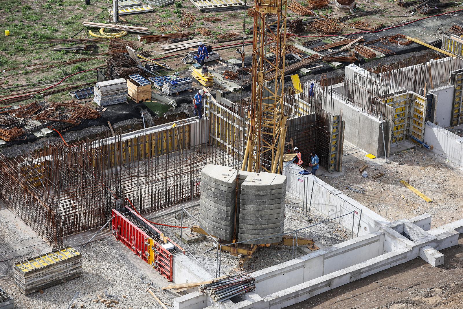 Zagreb: Radovi na izgradnji novog stadiona u Kranjčevićevoj