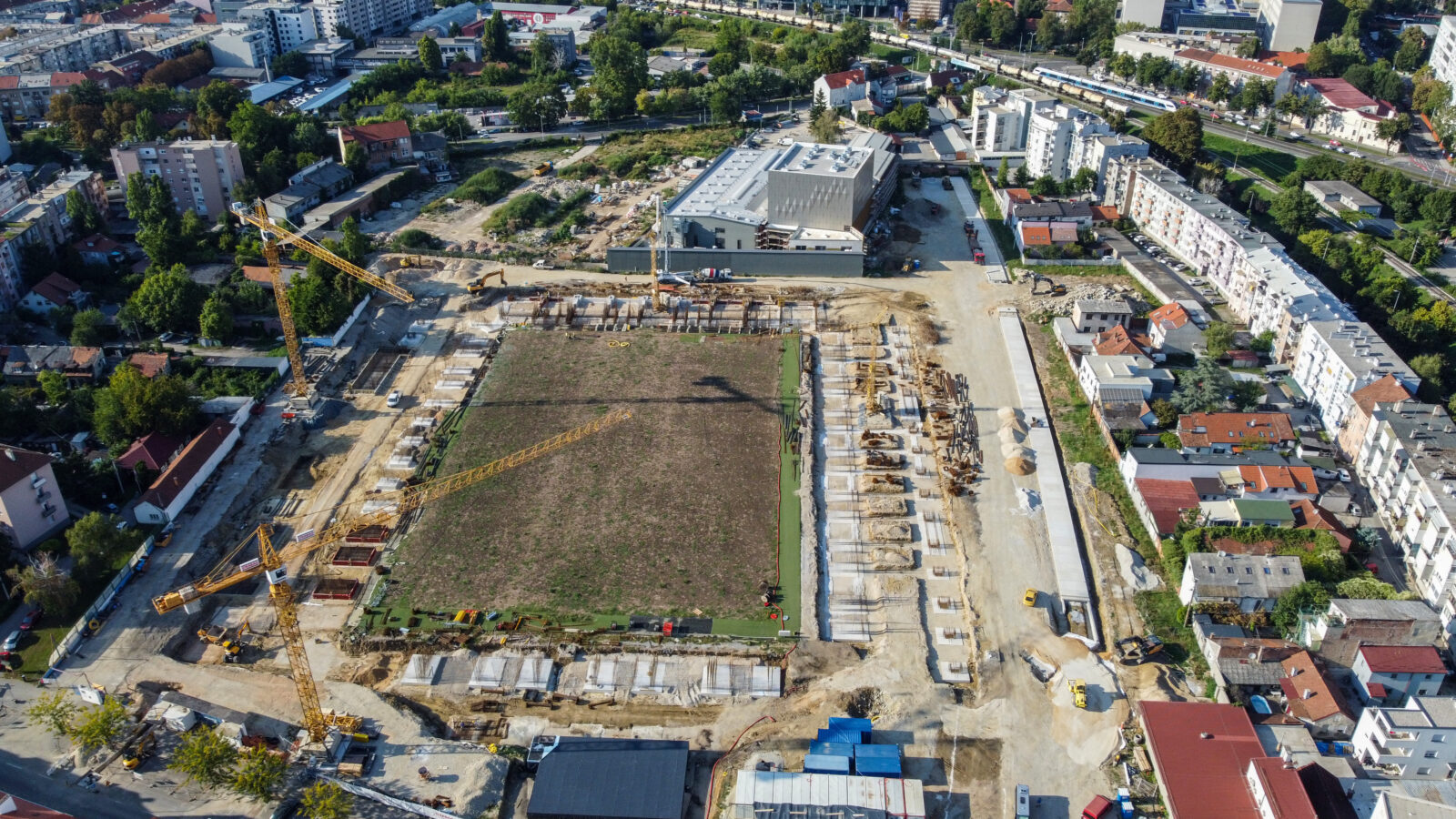 Stadion iz zraka: Pogledajte kako napreduju radovi u Kranjčevićevoj