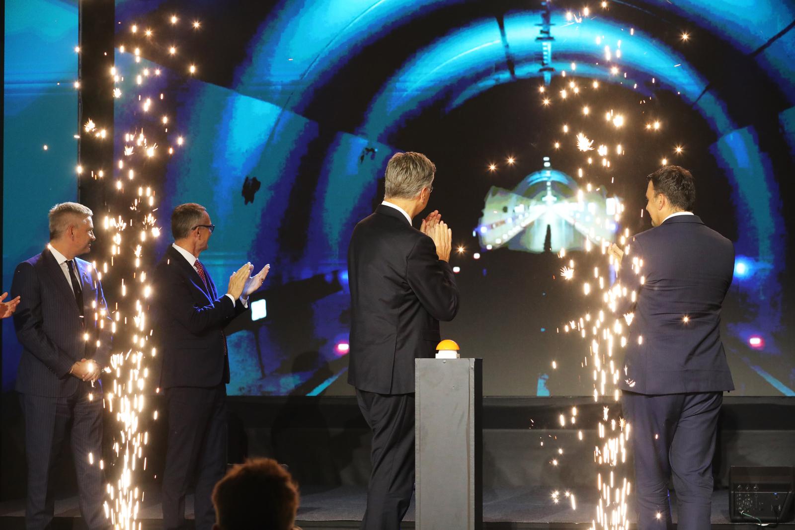 Rijeka: Premijer Andrej Plenković na svečanom puštanju u rad tunela Učka