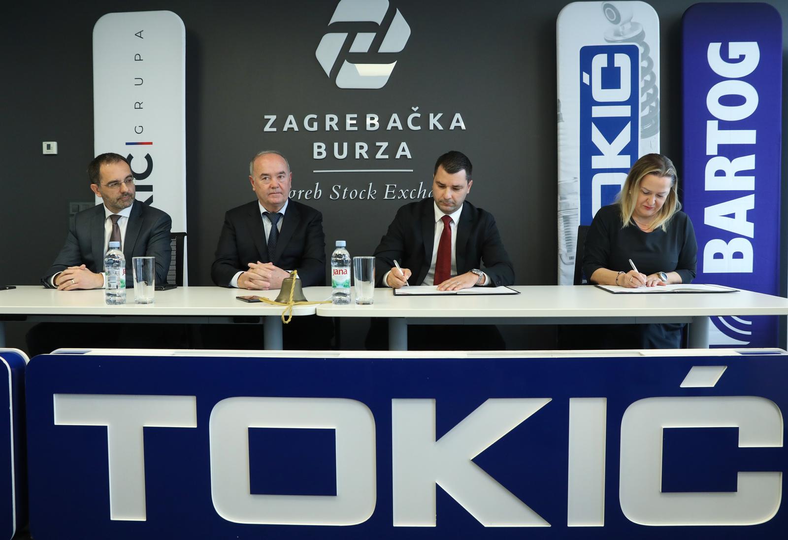 Zagreb: Svečano obilježavanje uvrštenja dionica Tokića na Zagrebačku burzu