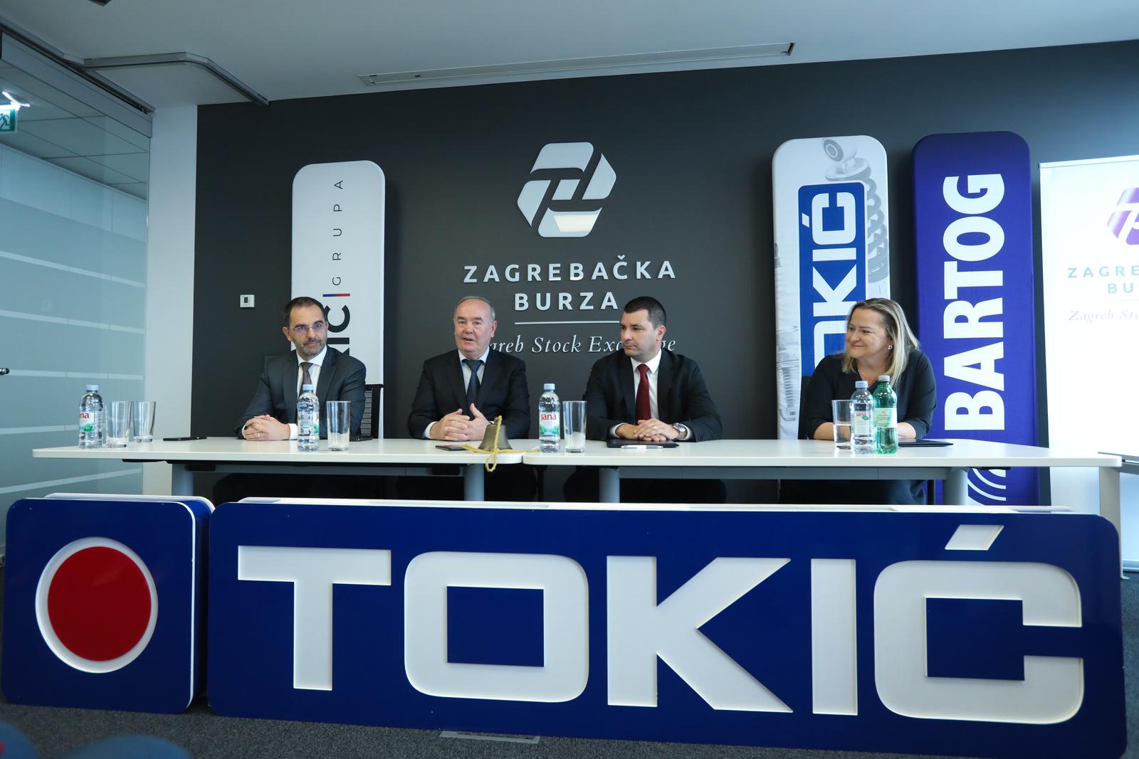 Zagreb: Svečano obilježavanje uvrštenja dionica Tokića na Zagrebačku burzu