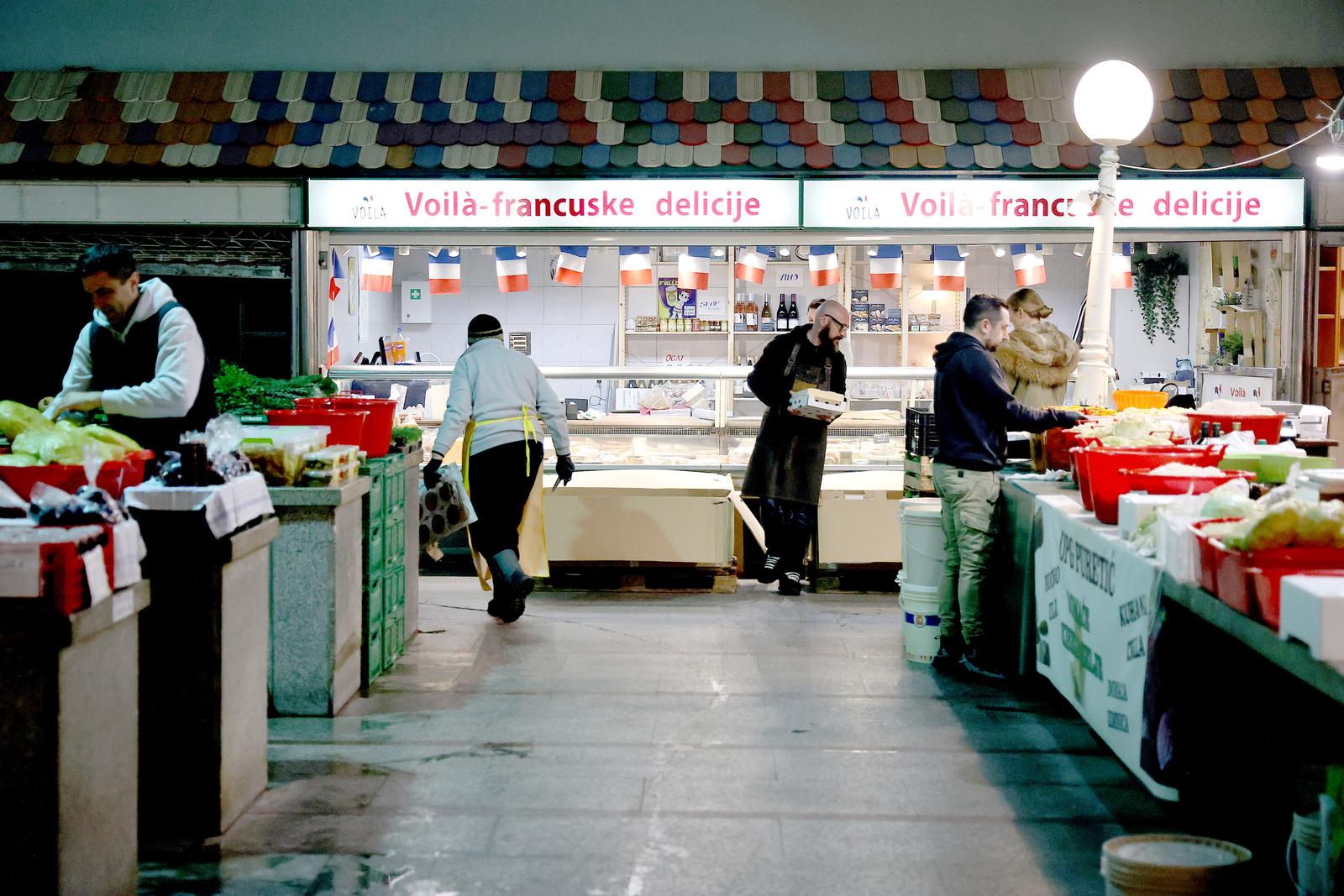 Zagreb: Unutarnji dio tržnice Dolac ponovno radi