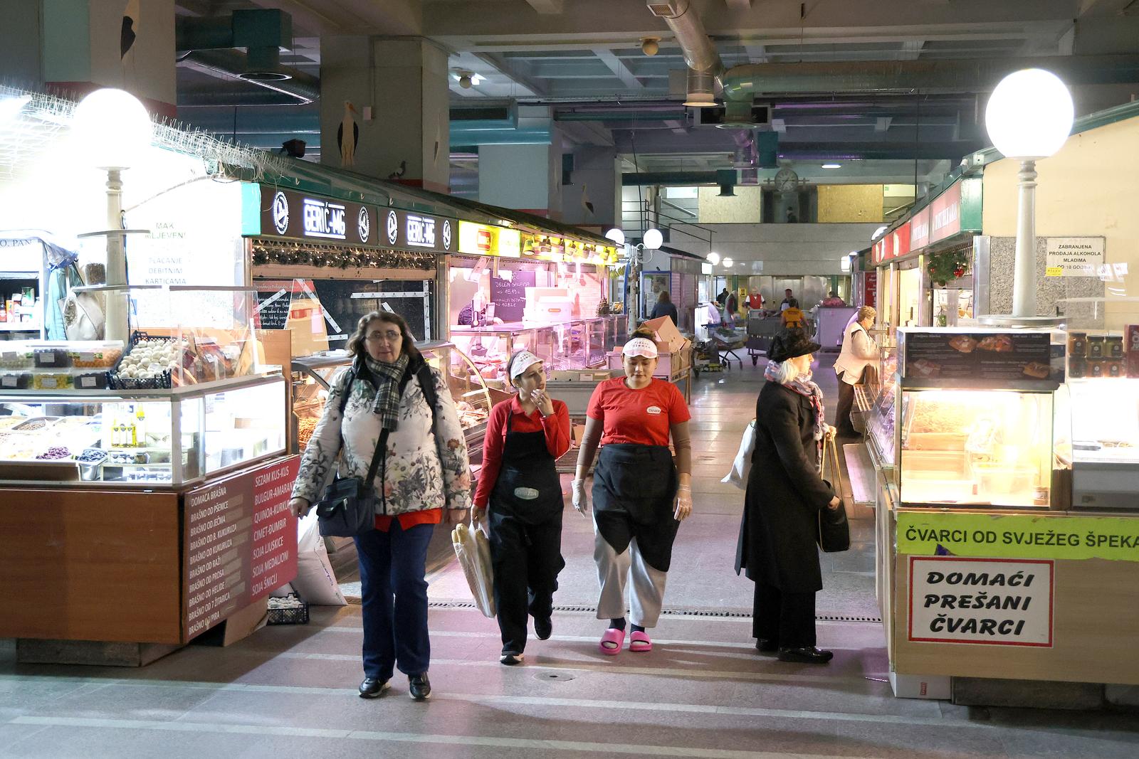 Zagreb: Unutarnji dio tržnice Dolac ponovno radi
