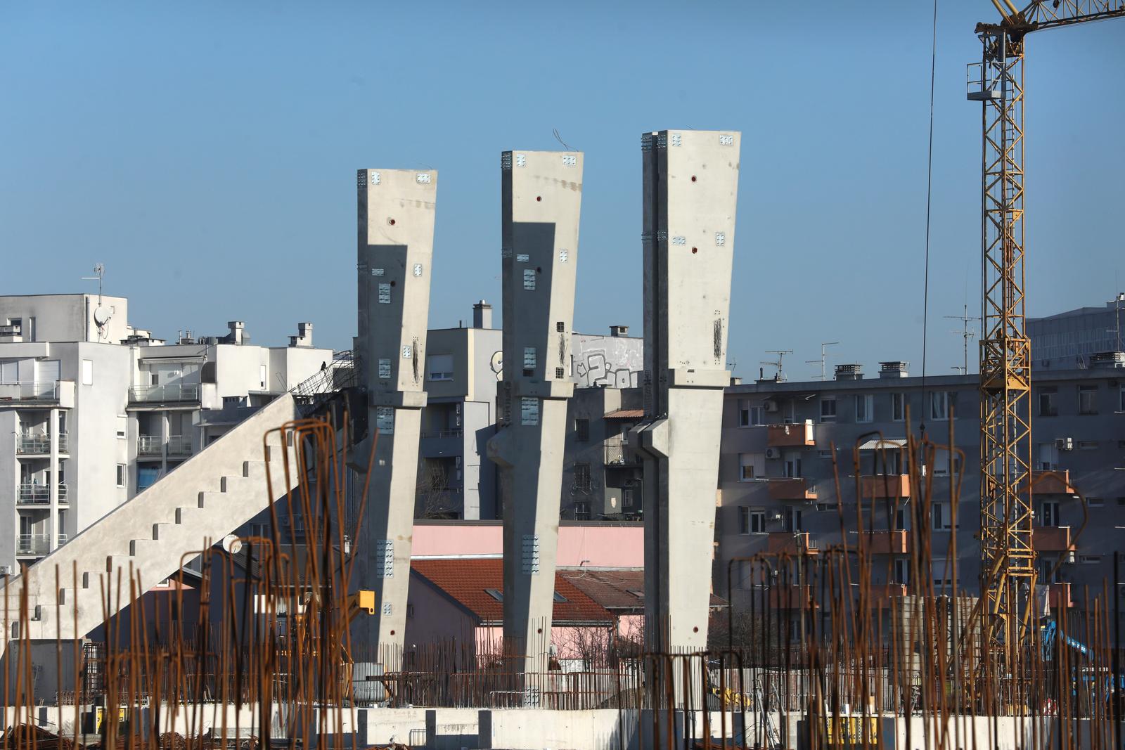 Zagreb: Napreduju radovi na izgradnji stadiona u Kranjčevićevoj