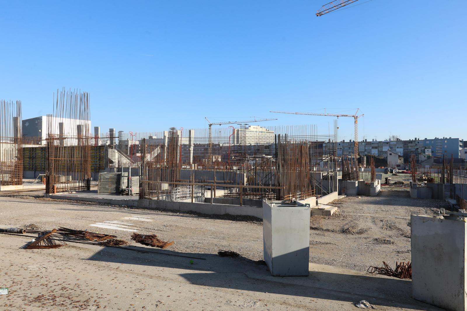 Zagreb: Napreduju radovi na izgradnji stadiona u Kranjčevićevoj