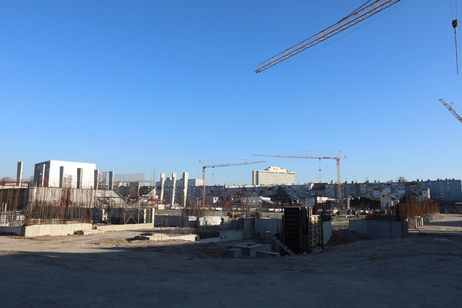 Zagreb: Napreduju radovi na izgradnji stadiona u Kranjčevićevoj