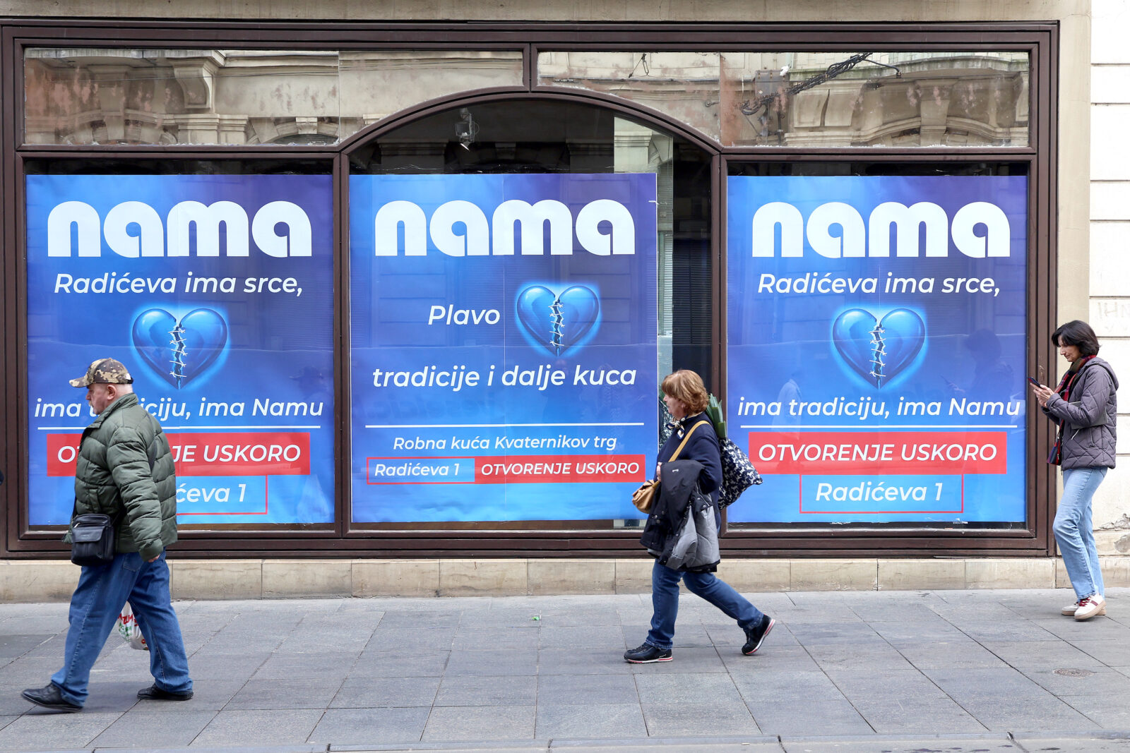 Zagreb: Ponovno se otvara NAMA u Radićevoj