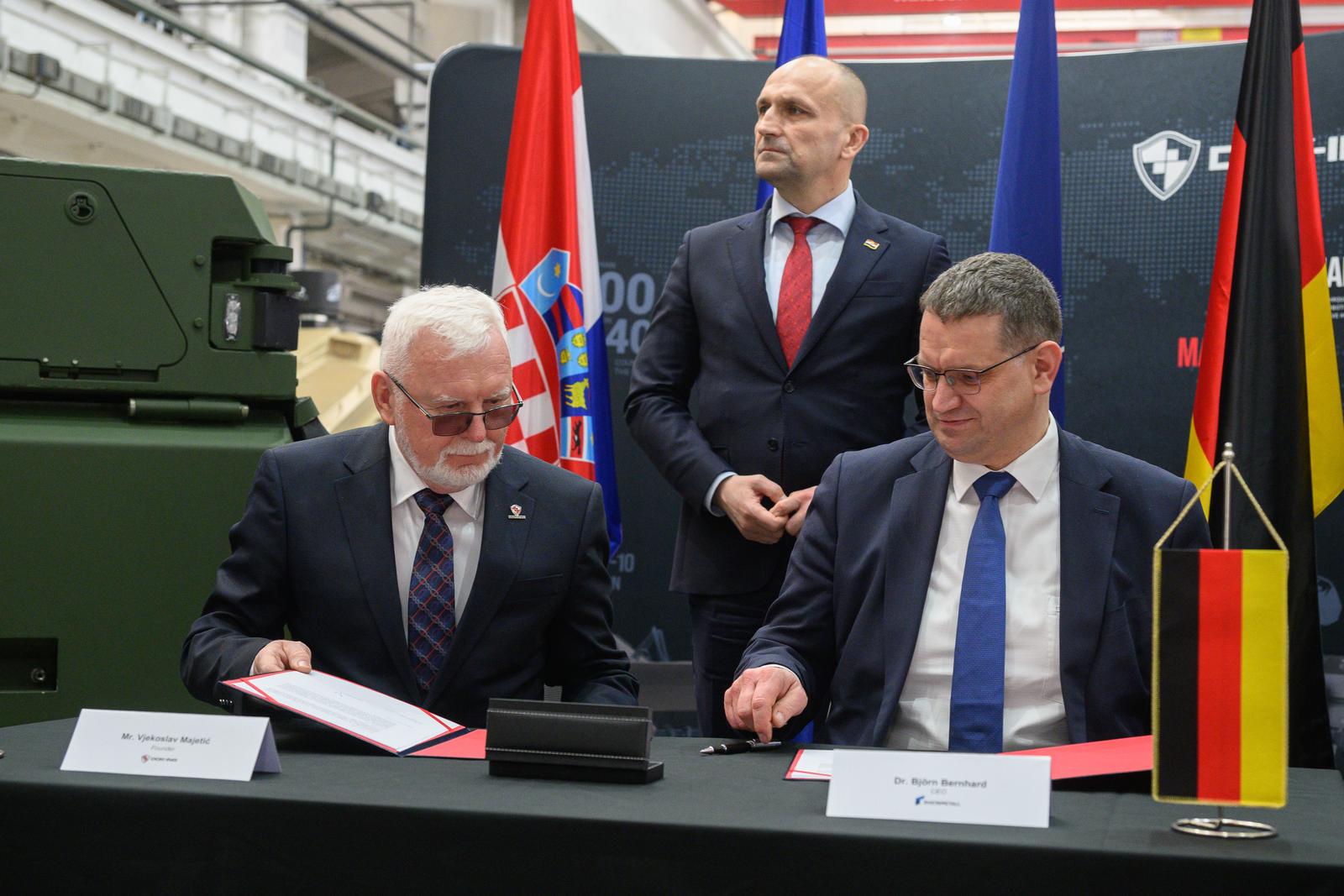 Zagreb: Potpisan ugovor između tvrtke DOK-ING i Njemačke tehnološke grupacije Rheinmetall AG