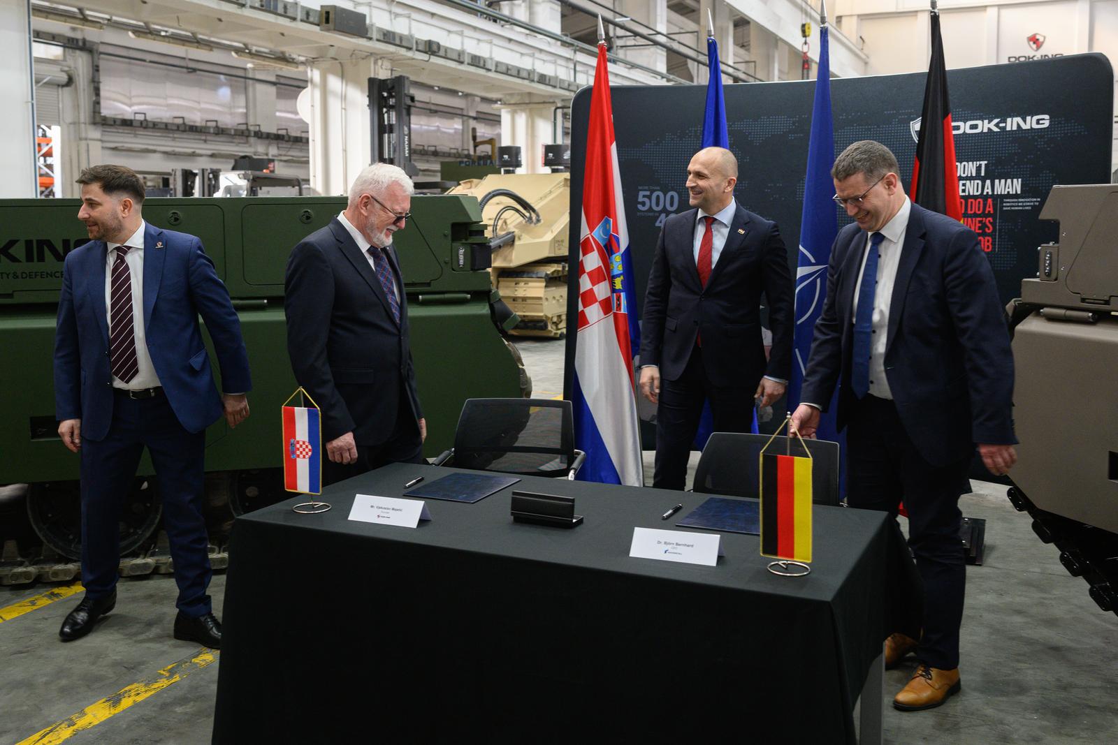 Zagreb: Potpisan ugovor između tvrtke DOK-ING i Njemačke tehnološke grupacije Rheinmetall AG