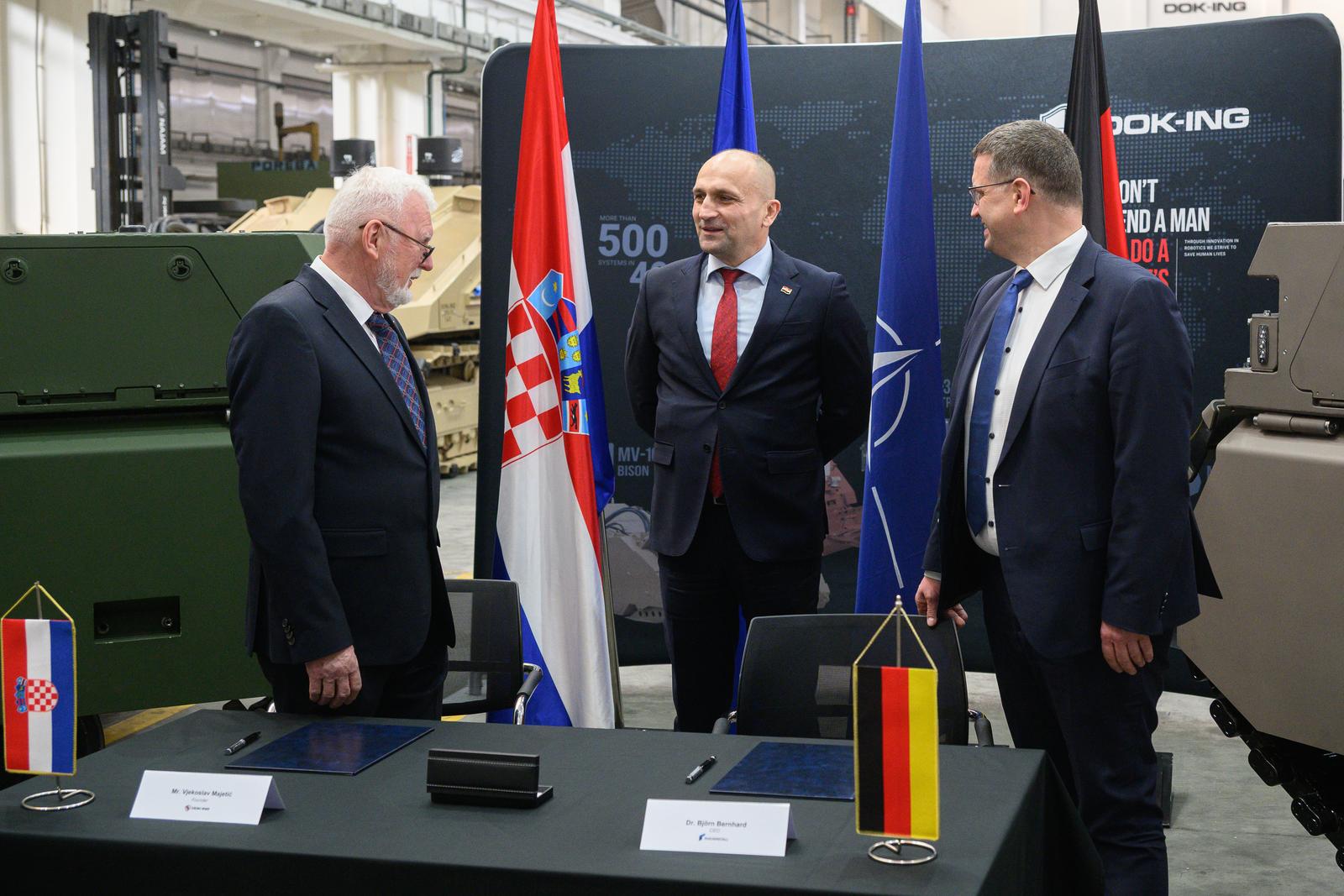 Zagreb: Potpisan ugovor između tvrtke DOK-ING i Njemačke tehnološke grupacije Rheinmetall AG