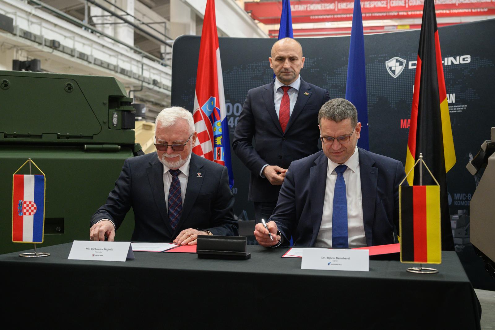 Zagreb: Potpisan ugovor između tvrtke DOK-ING i Njemačke tehnološke grupacije Rheinmetall AG