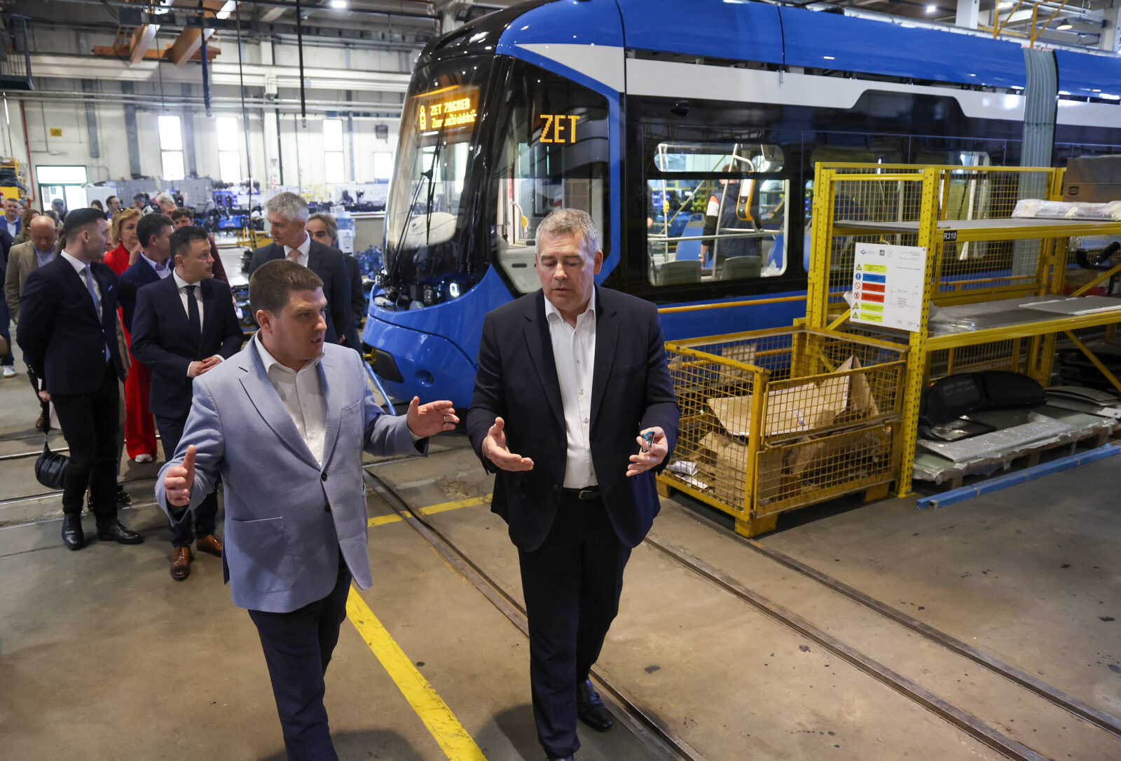 Zagreb: Oleg Butković sa suradnicima obišao je proizvodni pogon Končar-a