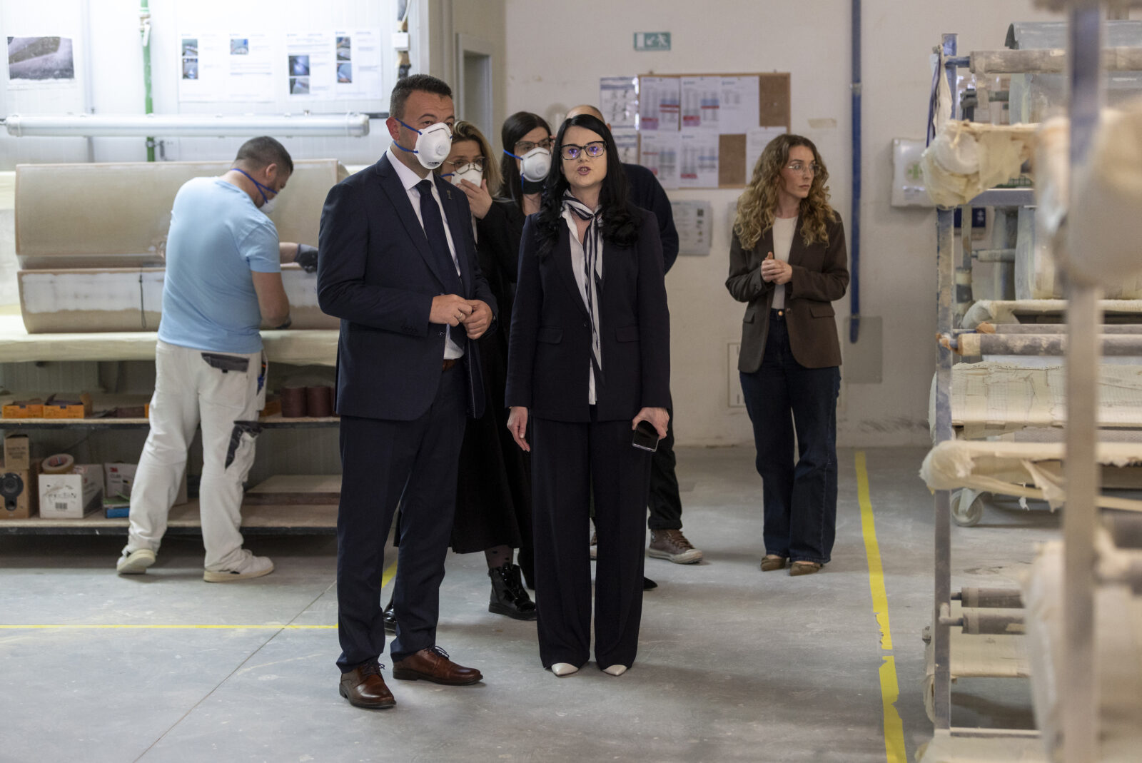 Vukovar: Obilazak tvrtke Enikon Aerospace koja se bavi pripremom površine i završnom obradom dijelova unutrašnjosti aviona