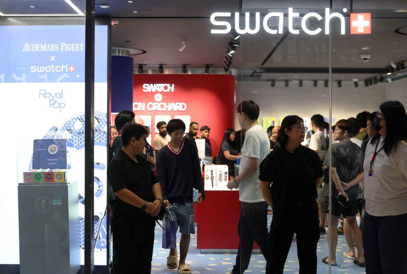 First in line to buy Audemars Piguet x Swatch “Royal Pop” watch in Singapore