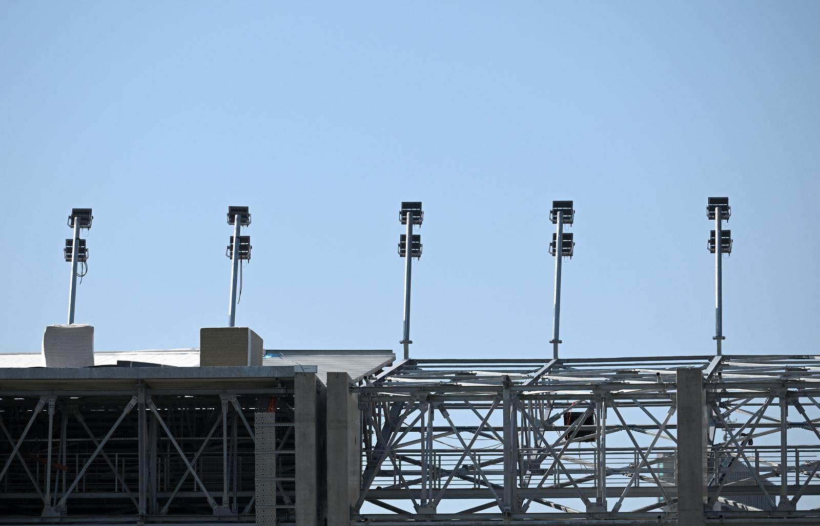 Zagreb: Stadion Kranjčevićevoj sve više liči na stadion iako su i dalje radovi na izgradnji