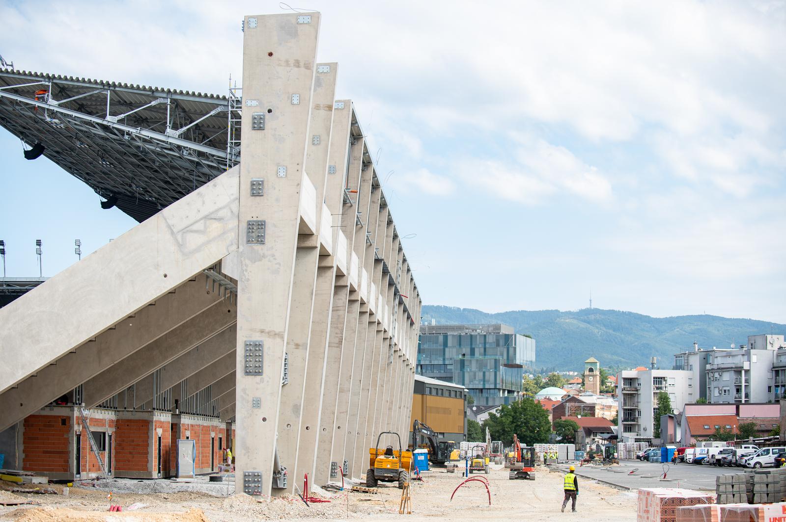 Zagreb: Radovi na stadionu u Kranjčevićevoj