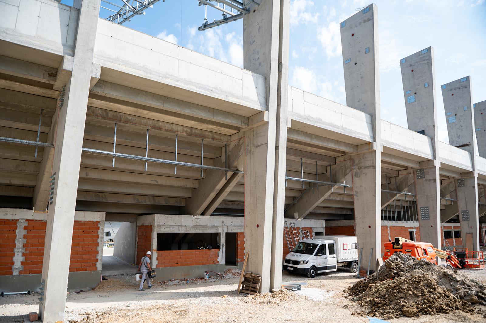 Zagreb: Radovi na stadionu u Kranjčevićevoj
