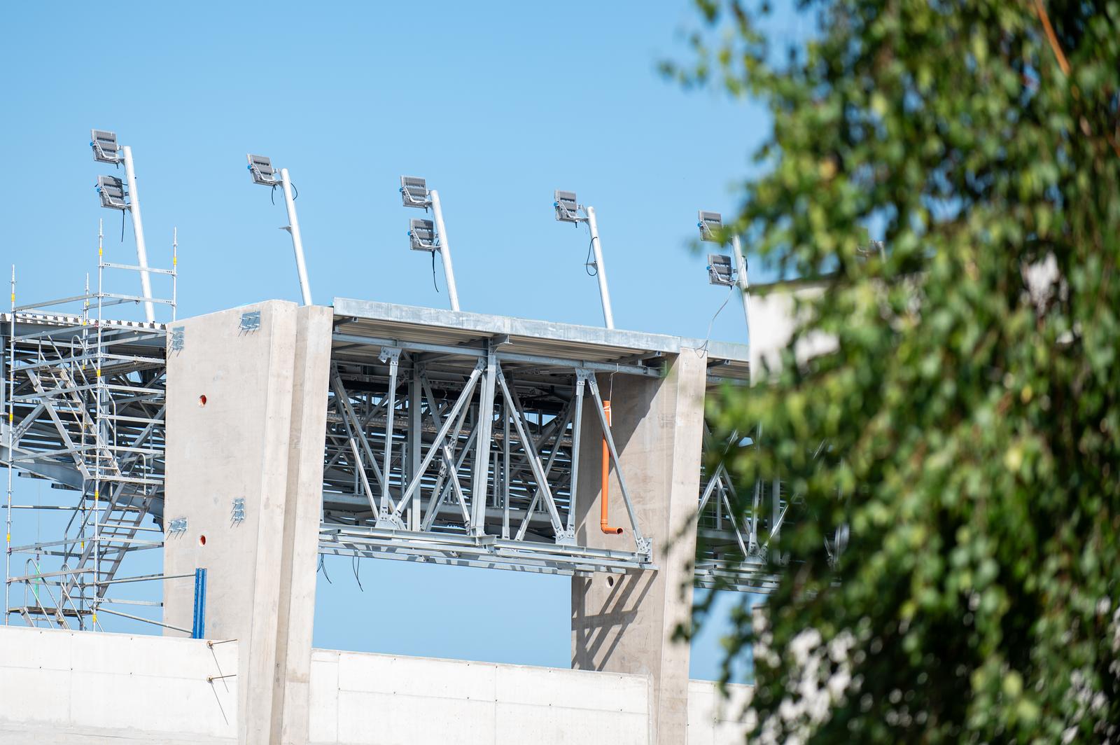 Zagreb: Radovi na stadionu u Kranjčevićevoj