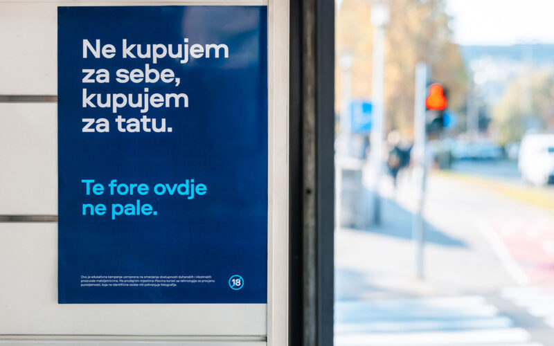 ”Te fore ovdje ne pale” vizuali dolaze na sve kioske iNovina: Dodatno jačanje svijesti o sprječavanju prodaje duhanskih i nikotinskih proizvoda maloljetnicima